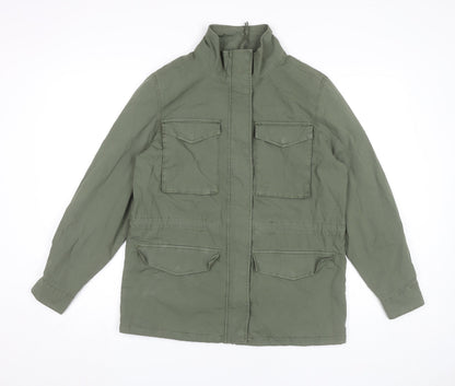 Womens UK Size 8 Marks and Spencer Green Military Jacket