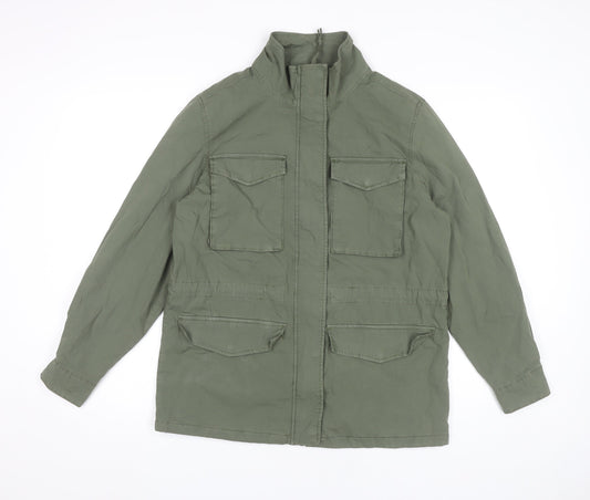 Womens UK Size 8 Marks and Spencer Green Military Jacket