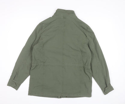 Womens UK Size 8 Marks and Spencer Green Military Jacket