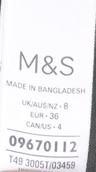 Womens UK Size 8 Marks and Spencer Green Military Jacket