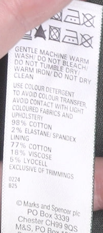Womens UK Size 8 Marks and Spencer Green Military Jacket