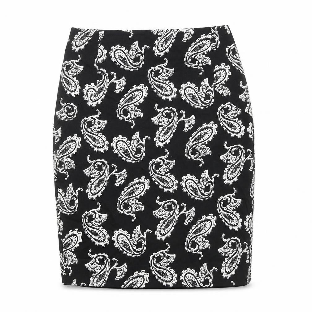 Womens UK Size 12 Mango Straight & Pencil Twill Skirt