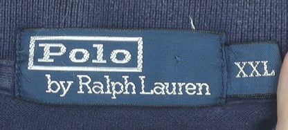 Ralph Lauren Men’s Blue 2XL Polo Shirt Cotton Short Sleeve Classic Fit