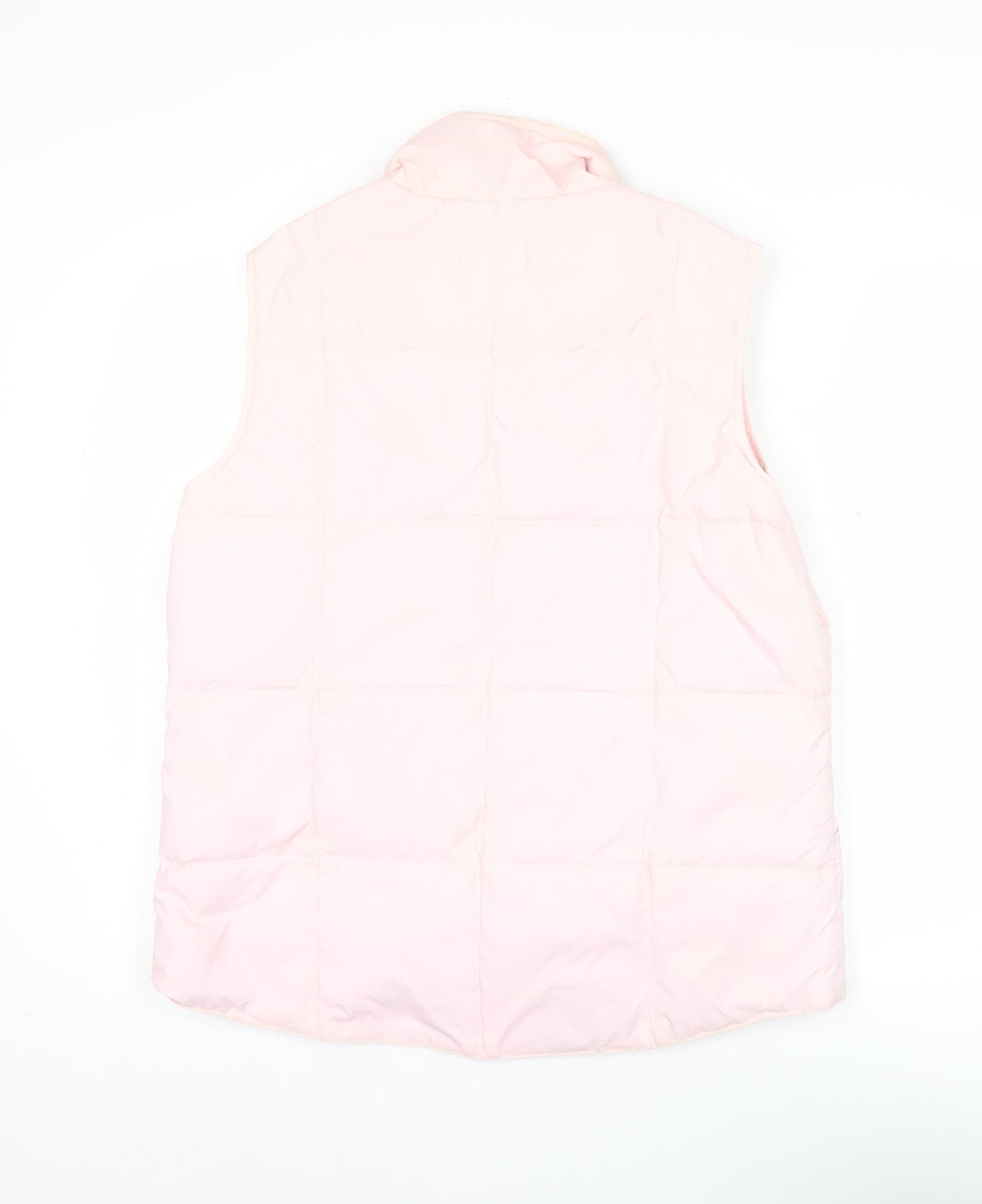 Womens UK Size 1012 Lands' End Pink Puffer Jacket