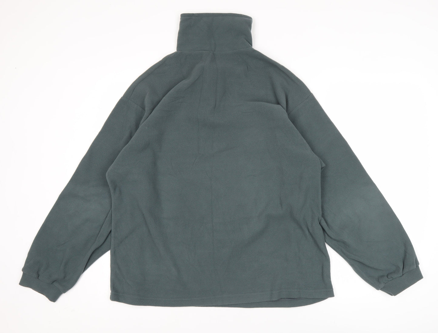 West Storm Men's Green M Fleece Pullover Sweatshirt 1/2 Zip Outdoor