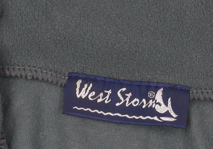 West Storm Men's Green M Fleece Pullover Sweatshirt 1/2 Zip Outdoor