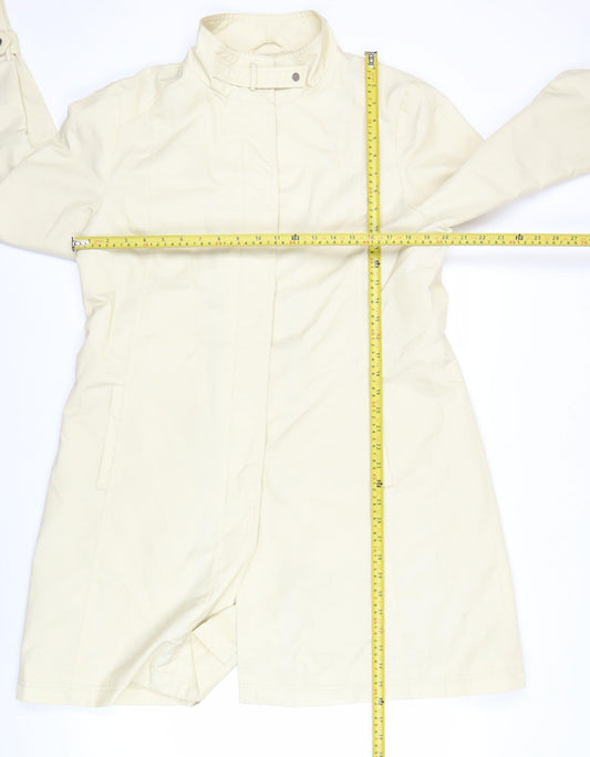 John Lewis Women Beige Size 16 Rain Coat Mid-Length Classic