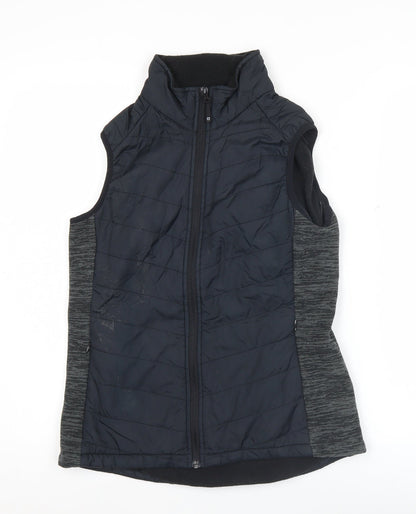Mountain Warehouse Womens Black Size 8 Quilted Lightweight Waistcoat