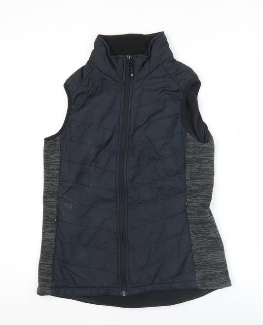 Mountain Warehouse Womens Black Size 8 Quilted Lightweight Waistcoat