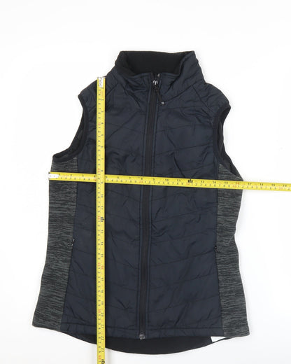 Mountain Warehouse Womens Black Size 8 Quilted Lightweight Waistcoat