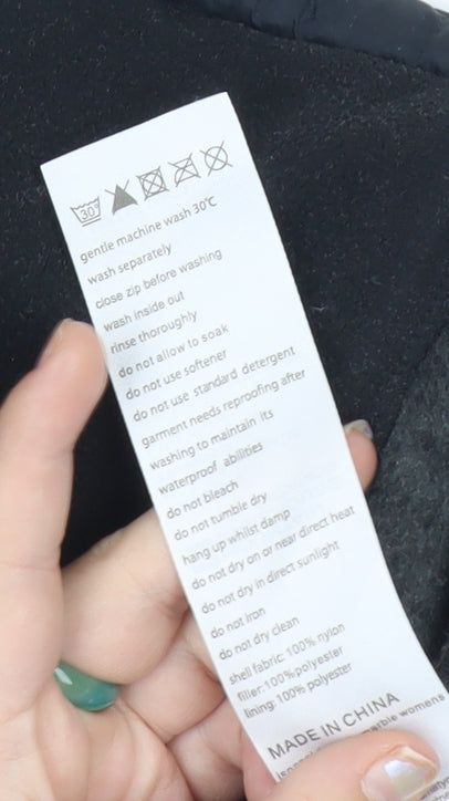 Mountain Warehouse Womens Black Size 8 Quilted Lightweight Waistcoat