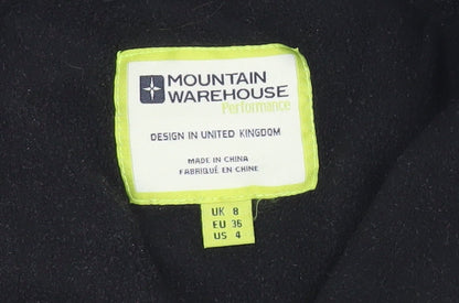 Mountain Warehouse Womens Black Size 8 Quilted Lightweight Waistcoat