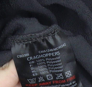 Mens UK Size S Craghoppers Black Pullover Sweatshirt