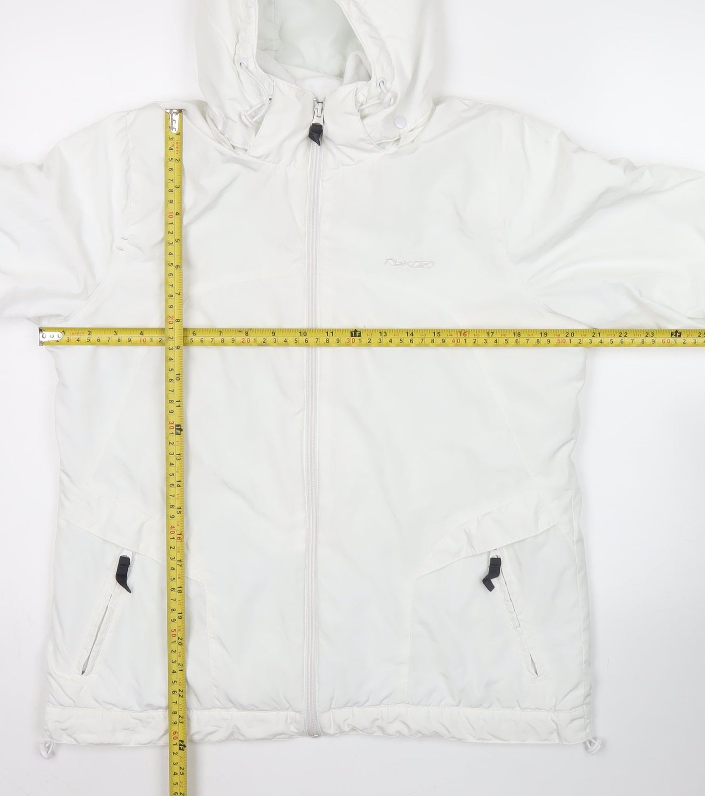 Womens UK Size M Reebok White Puffer Jacket