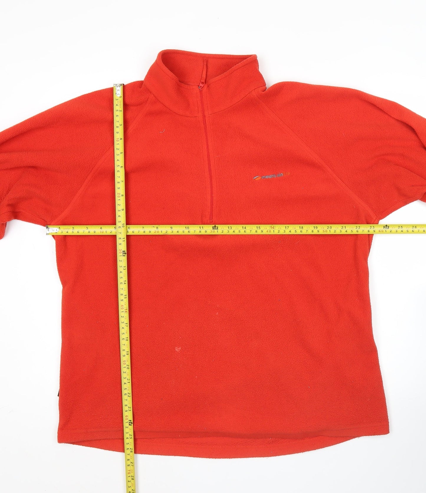Mens UK Size L Mountain Life Red Pullover Sweatshirt