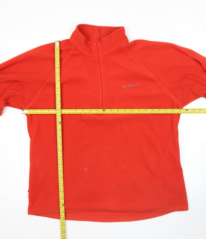 Mens UK Size L Mountain Life Red Pullover Sweatshirt