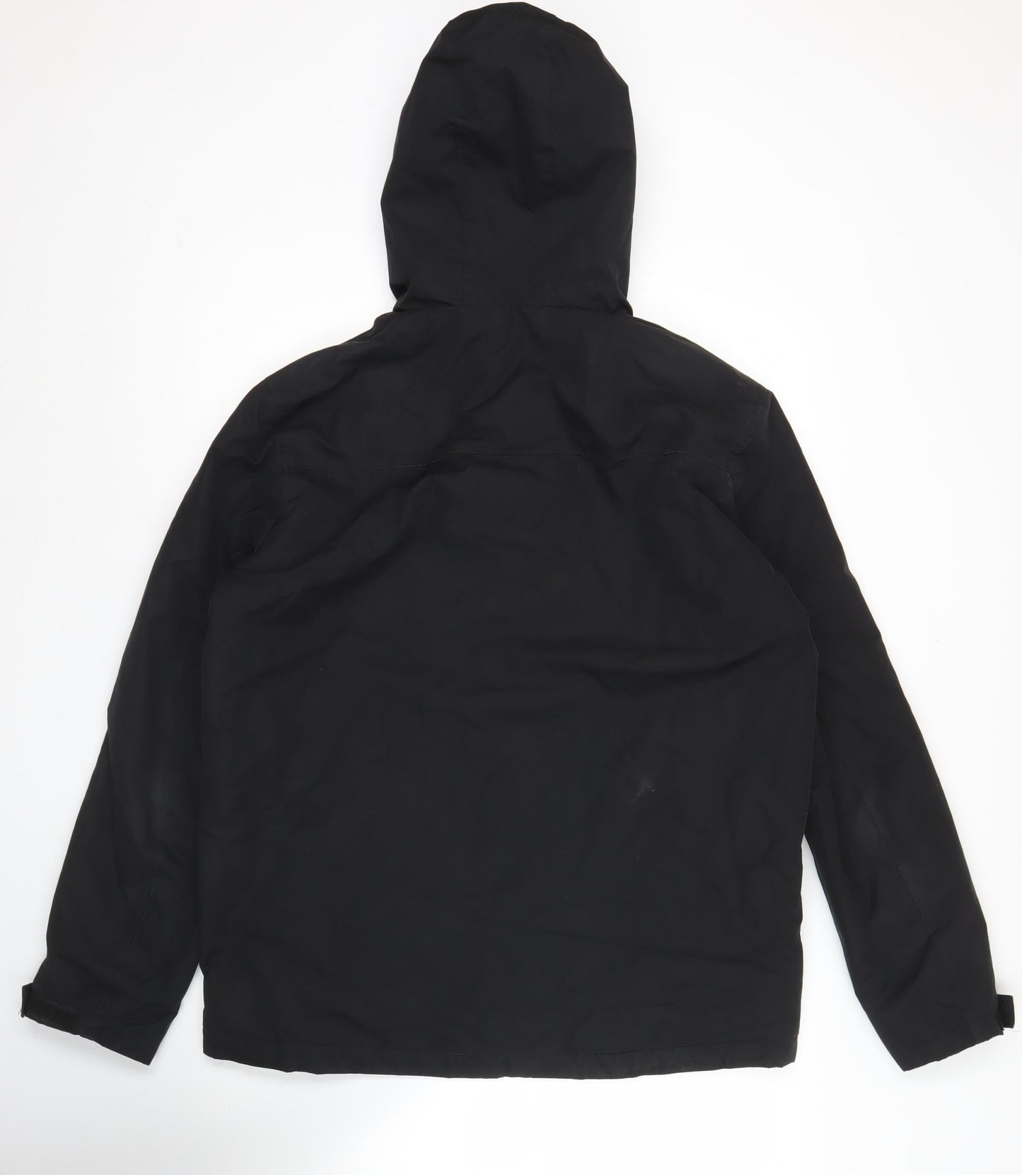 Primark Men’s Black Softshell Hooded Mid-Length Jacket Size M