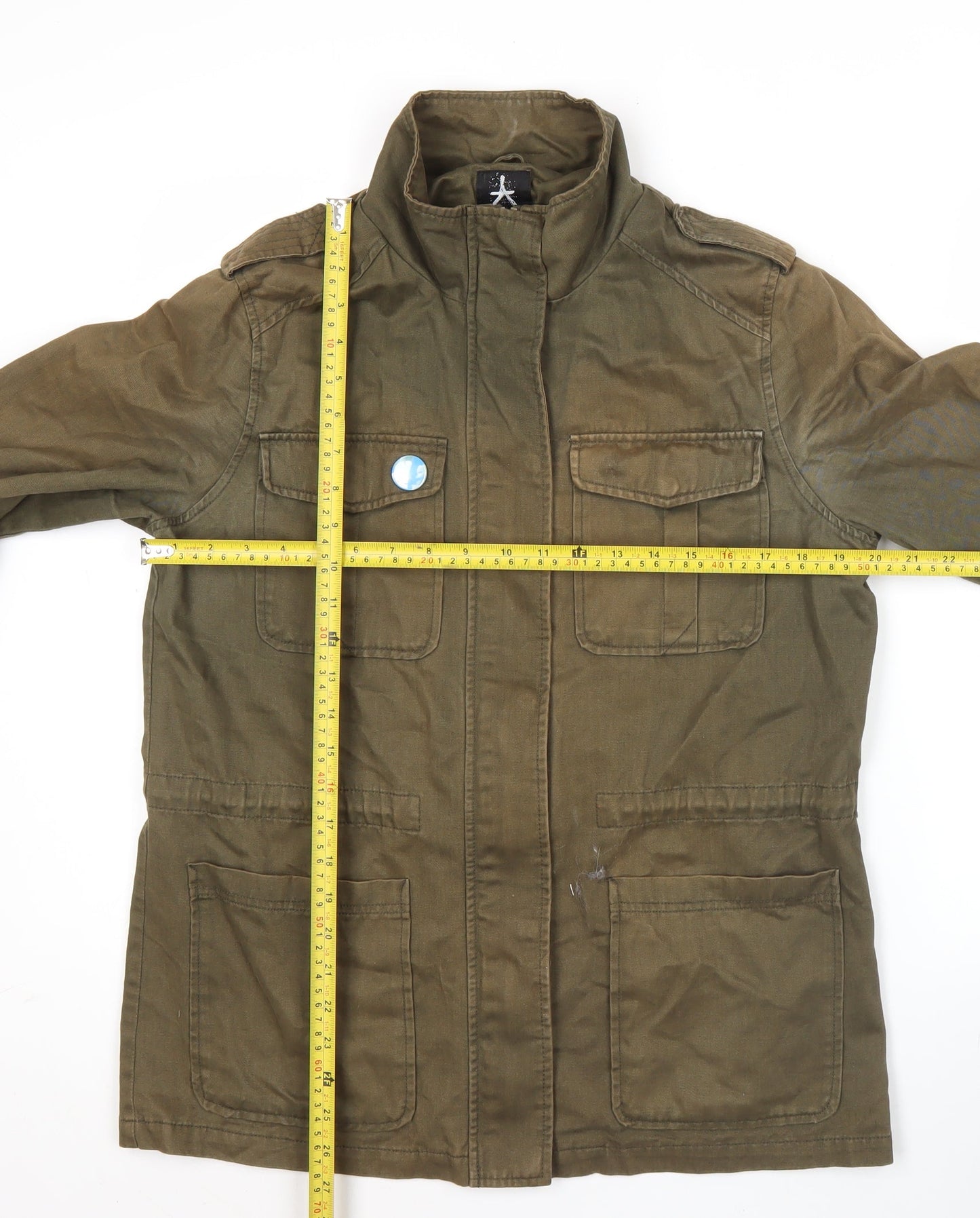 Womens UK Size 14 Atmosphere Green Military Jacket