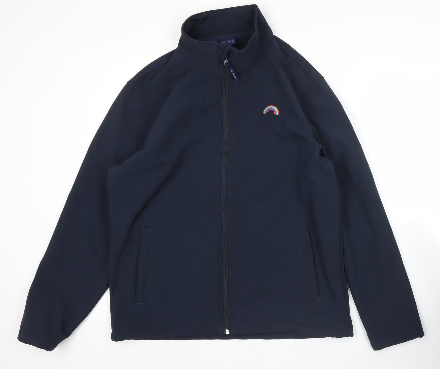 Prounook Women’s Blue Softshell Jacket L Long Sleeve Zip Casual