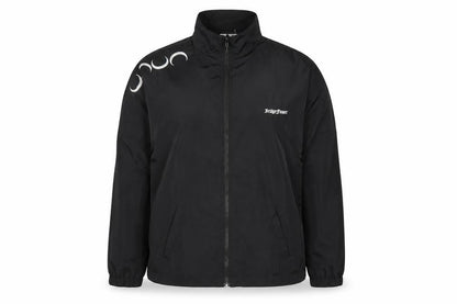 D.X Women’s Black Polyester Bomber Jacket Size M Full Zip Casual