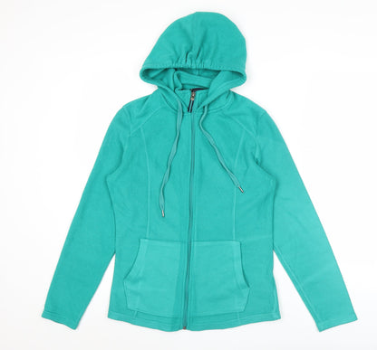 Marks and Spencer Women’s Green Size 8 Full Zip Fleece Hoodie