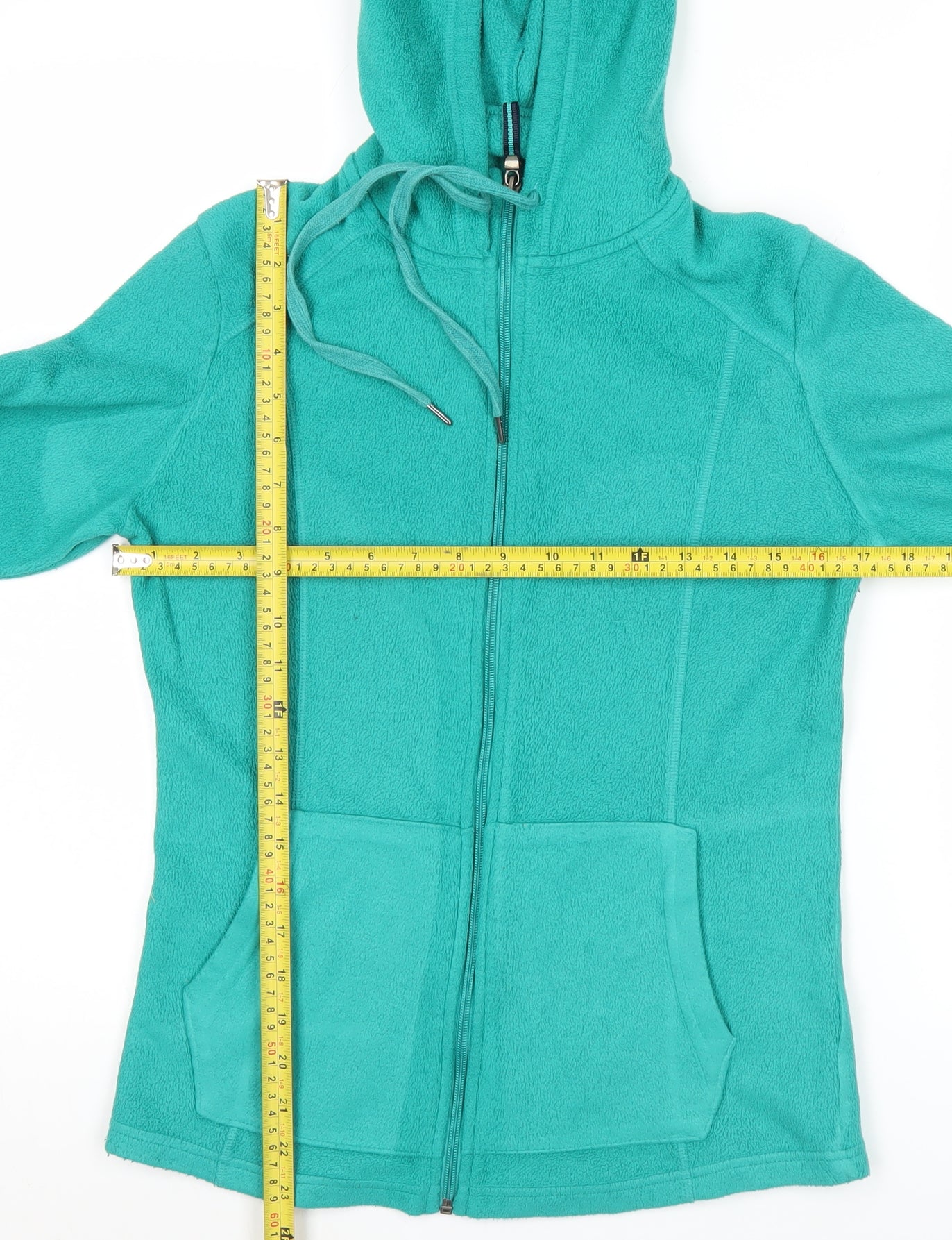 Marks and Spencer Women’s Green Size 8 Full Zip Fleece Hoodie