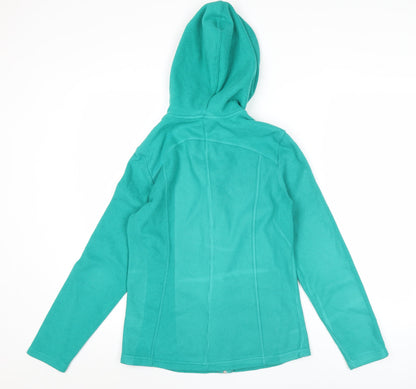 Marks and Spencer Women’s Green Size 8 Full Zip Fleece Hoodie