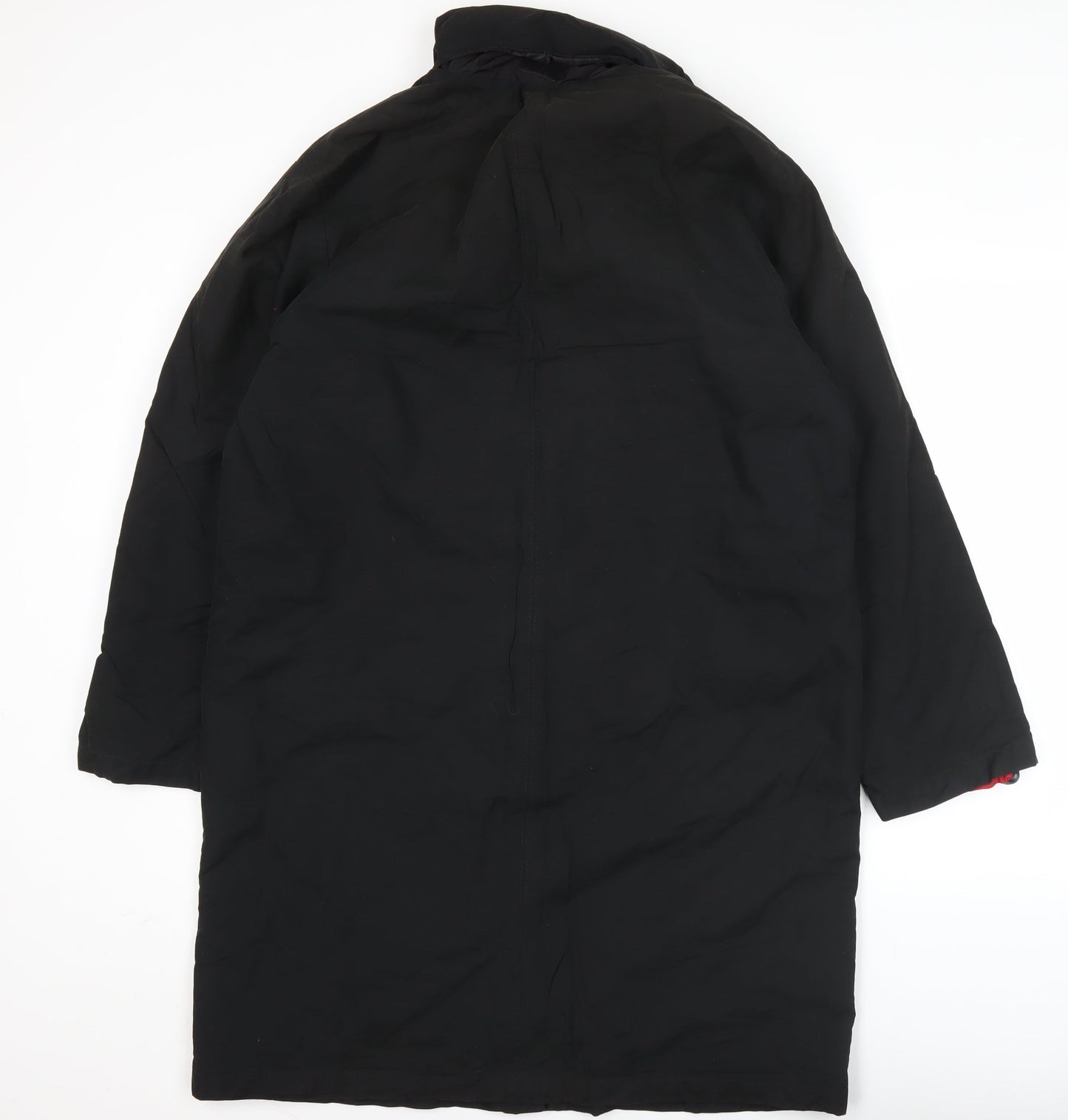 Womens UK Size 12 Marks and Spencer Black Overcoat