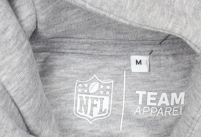 Fanatics Men’s Grey Raiders NFL Hoodie Pullover Size M Sportswear
