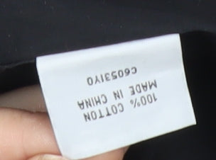 Simon Carter Men’s Black 17/43cm Formal Cotton Pleated Dress Shirt