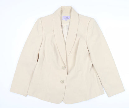 Honor Millburn Women’s Beige Shawl Collar Suit Jacket Size 16