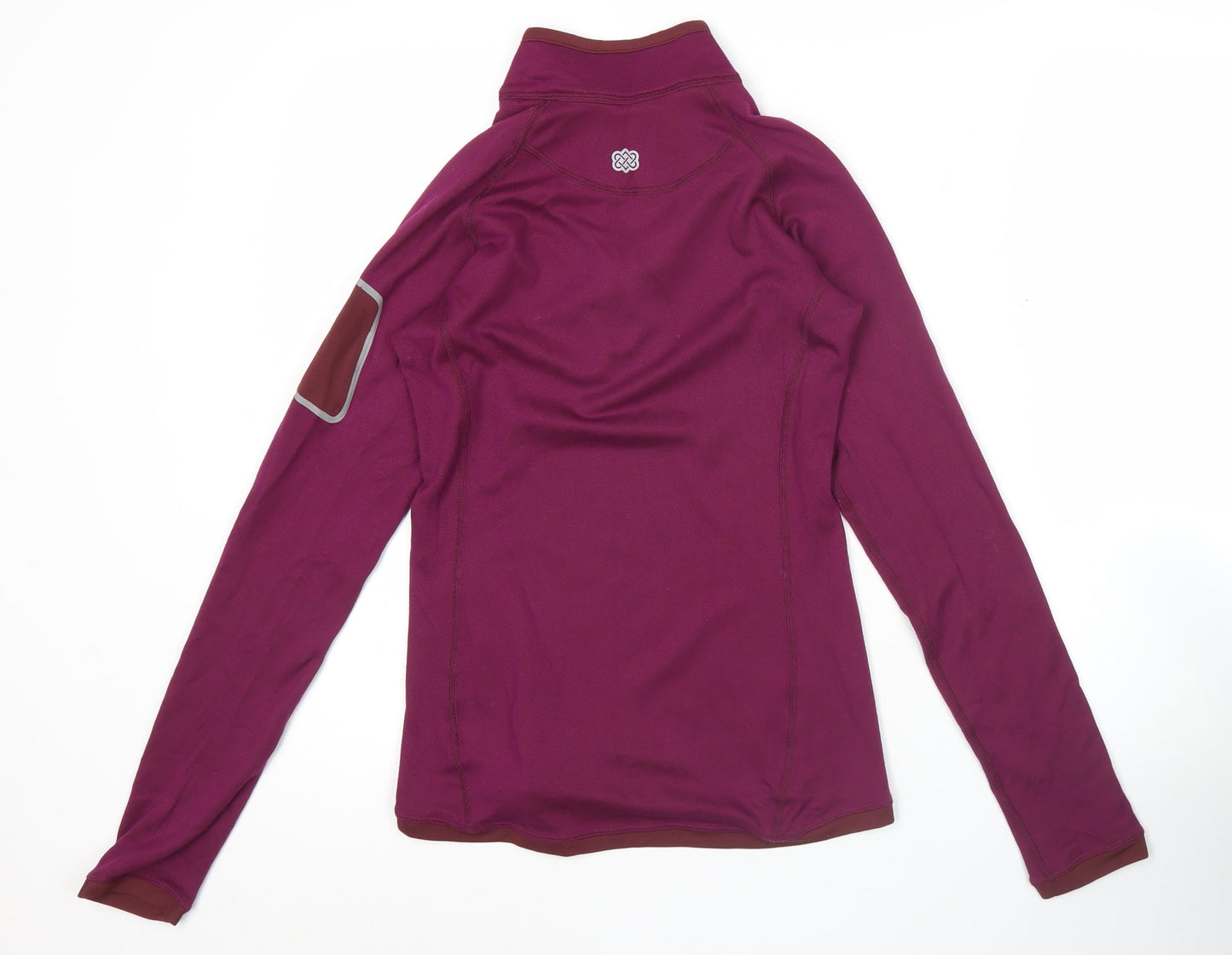 Sherpa Women’s Purple Long Sleeve 1/2 Zip Pullover Sweatshirt Size S