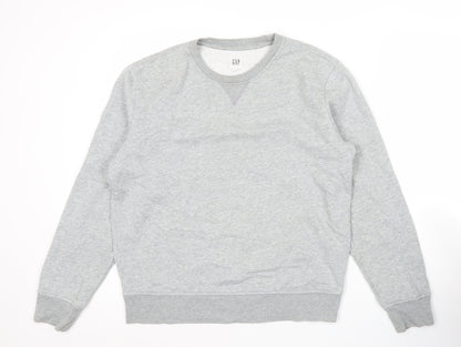 Mens UK Size S Gap Grey Pullover Sweatshirt