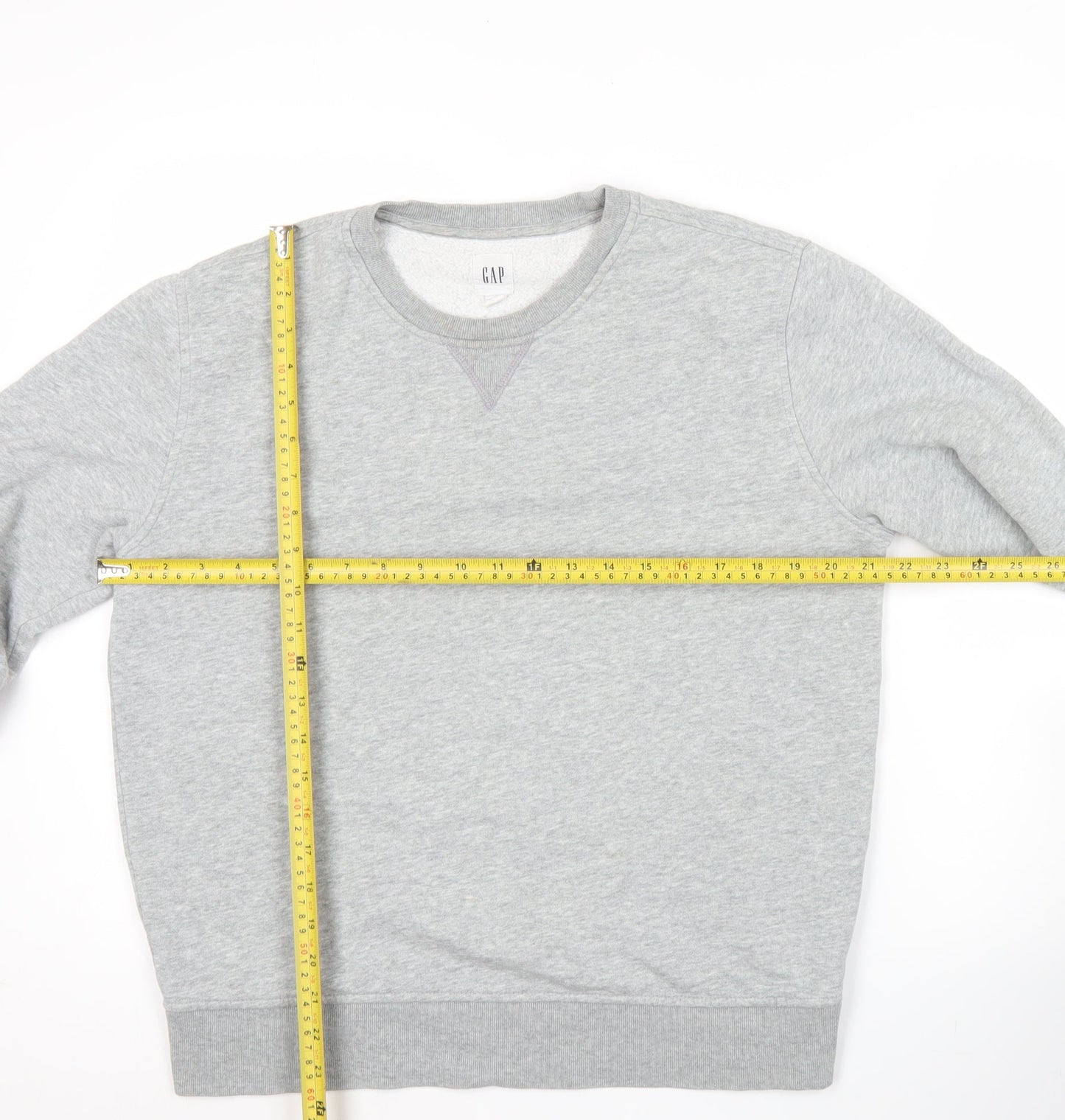 Mens UK Size S Gap Grey Pullover Sweatshirt