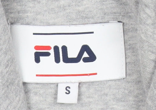 Mens UK Size S FILA Grey Pullover Hoodie