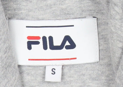 Mens UK Size S FILA Grey Pullover Hoodie