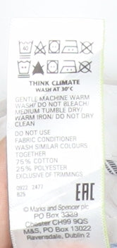 Marks and Spencer Mens Beige Chino Trousers Size 32 Regular Fit