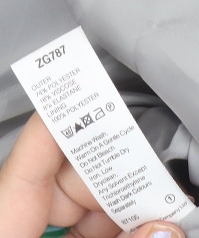 Capsule Women Grey Size 16 Regular Fit Blazer Jacket