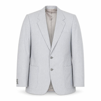 Joshua Taylor Cambridge Men's Grey Striped 40R Blazer Jacket