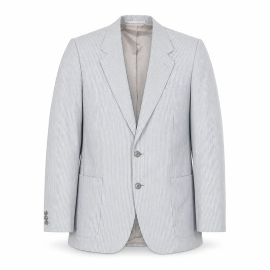 Joshua Taylor Cambridge Men's Grey Striped 40R Blazer Jacket