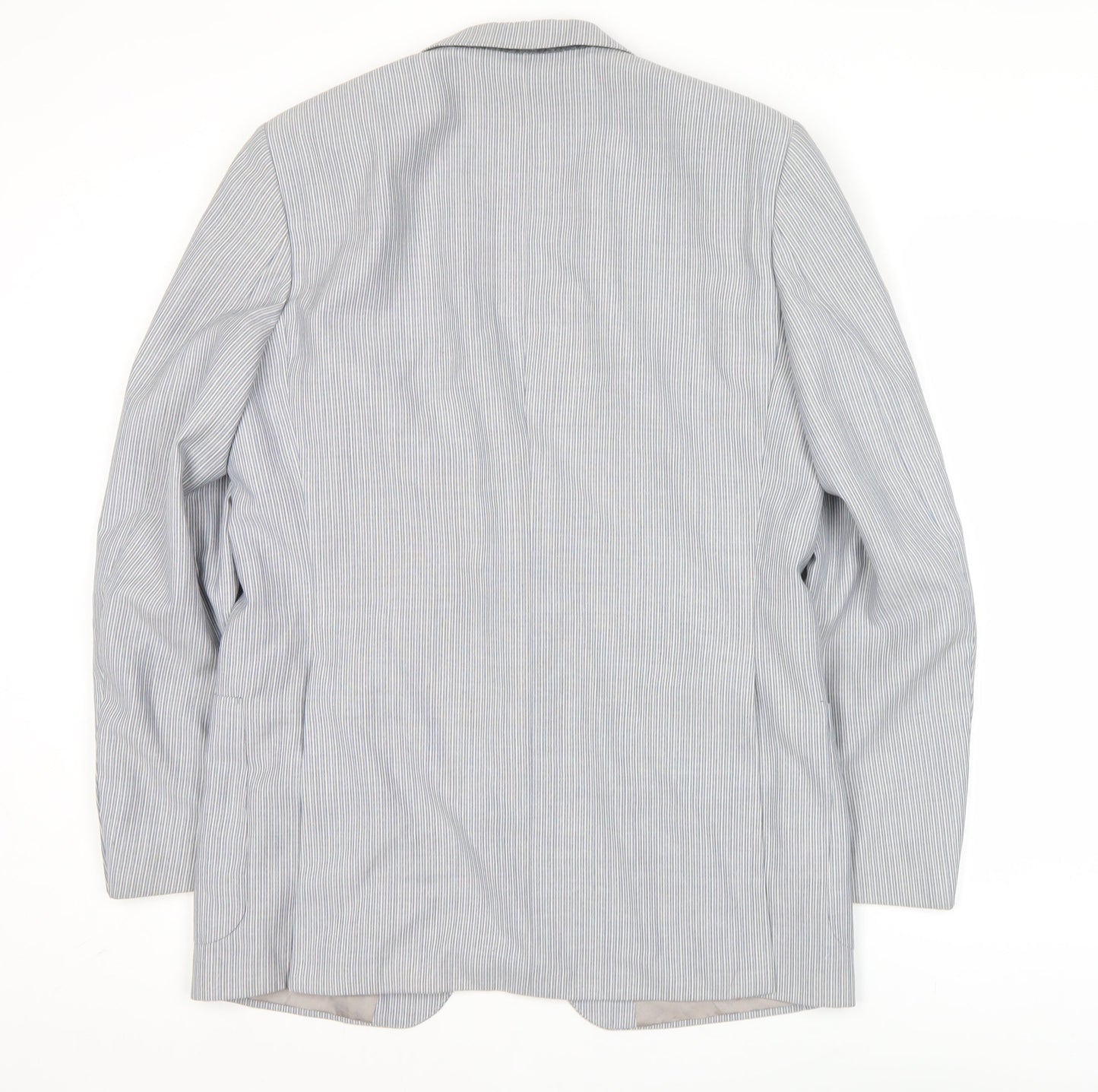 Joshua Taylor Cambridge Men's Grey Striped 40R Blazer Jacket