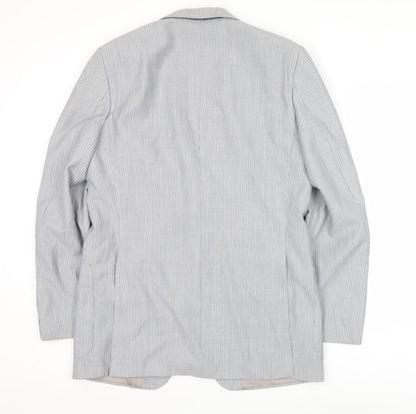 Joshua Taylor Cambridge Men's Grey Striped 40R Blazer Jacket