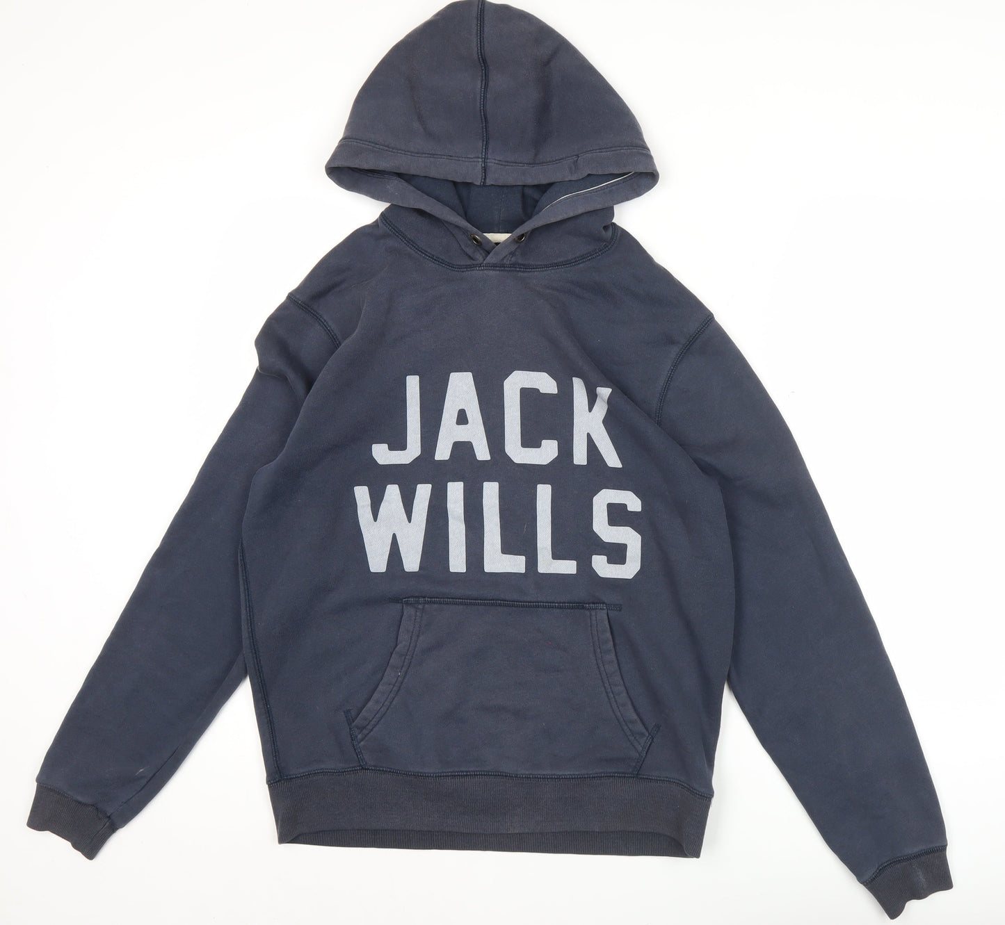 Mens UK Size S Jack Wills Blue Pullover Hoodie
