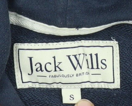 Mens UK Size S Jack Wills Blue Pullover Hoodie
