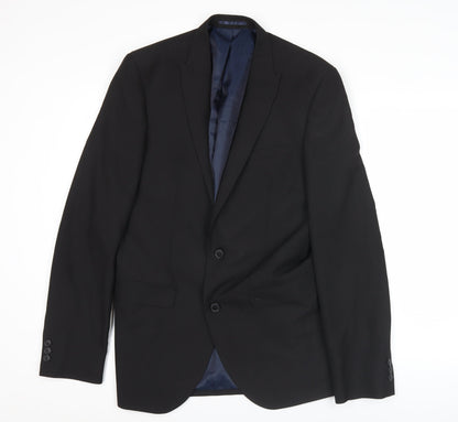 Next Men's Black 38L Regular Fit Suit Jacket Formal