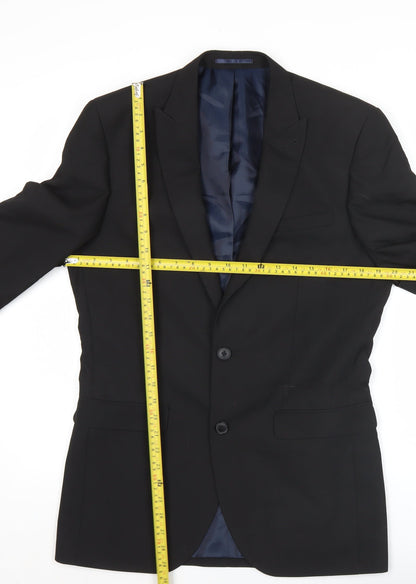 Next Men's Black 38L Regular Fit Suit Jacket Formal