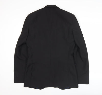 Next Men's Black 38L Regular Fit Suit Jacket Formal
