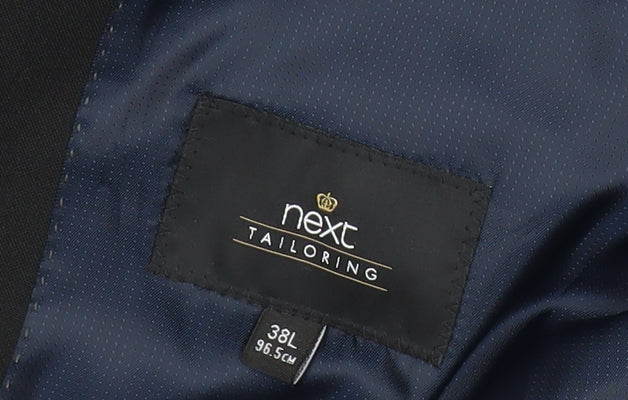 Next Men's Black 38L Regular Fit Suit Jacket Formal