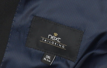 Next Men's Black 38L Regular Fit Suit Jacket Formal