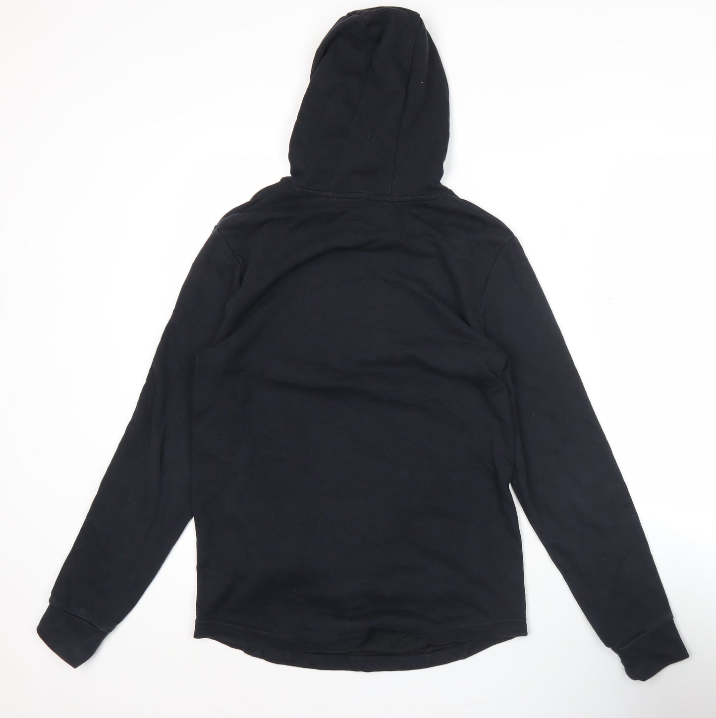 Under Armour Mens Black Pullover Hoodie Small Logo Sportswear